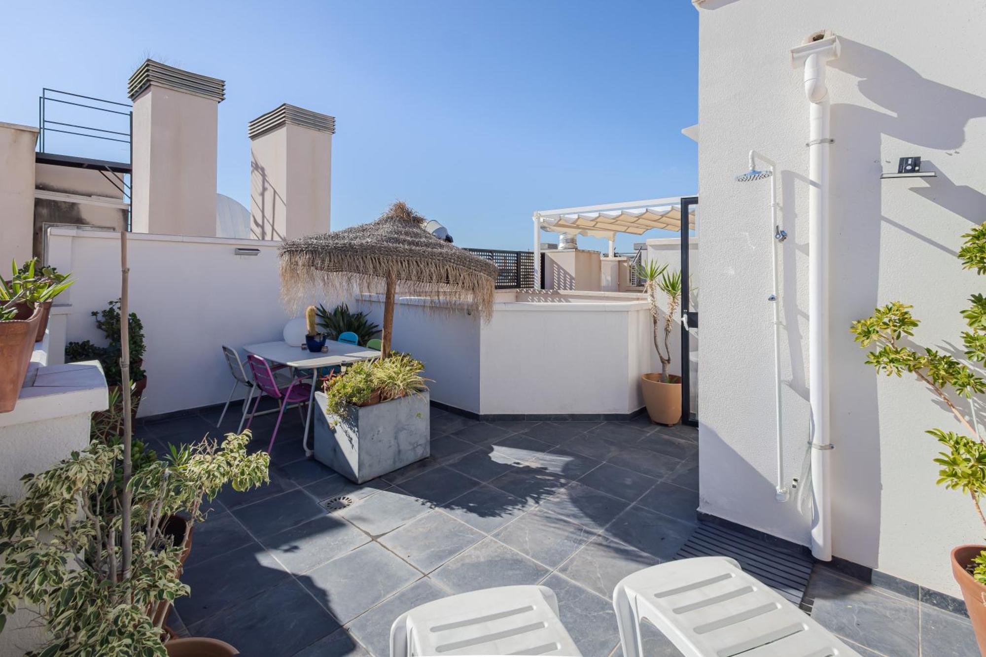 Historic Centre + Rooftop + Parking Málaga Kültér fotó